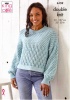 Knitting Pattern - King Cole 6159 - Simply Denim DK - Ladies' Sweaters